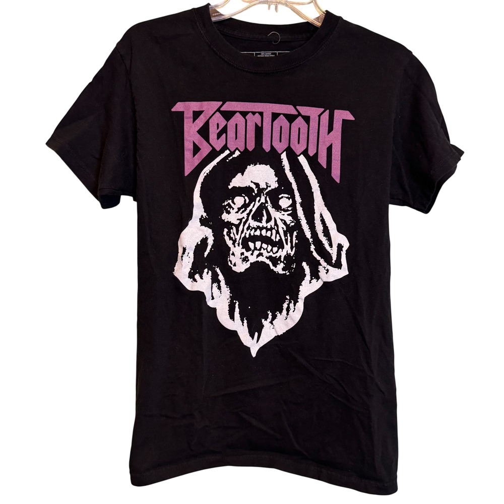 Beartooth Unisex Band Merch Skull Metalcore Streetwear Graphic Tee Black Small